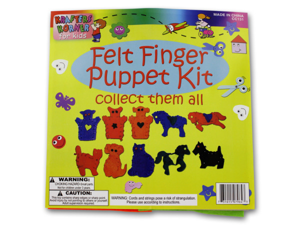 Felt finger puppet kit