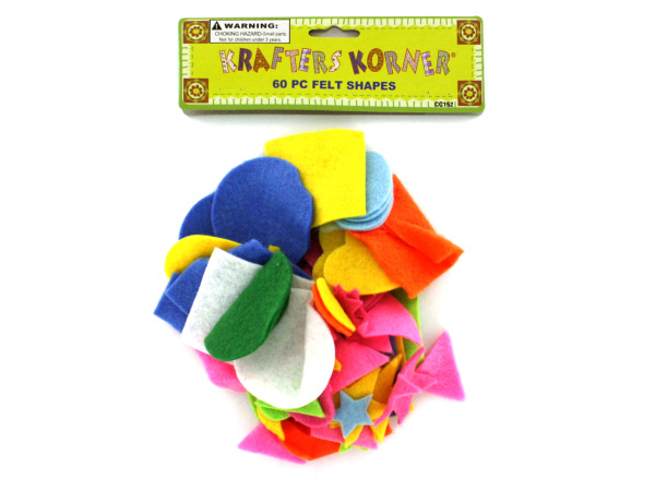 Craft felt shapes
