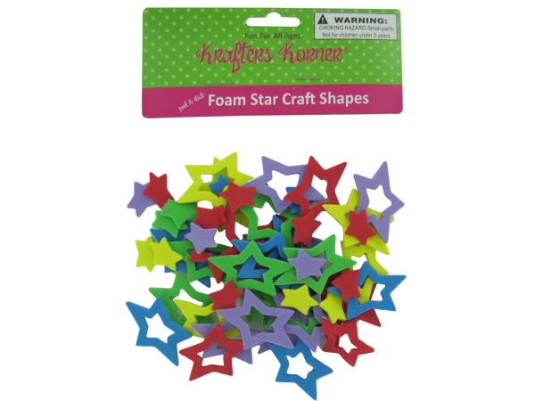 Foam star craft shapes