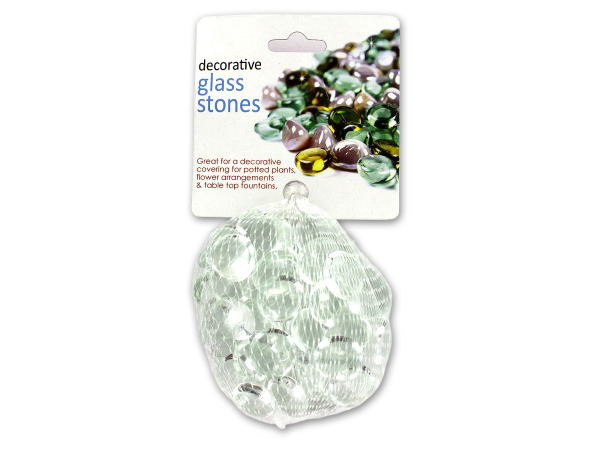 Decorative glass stones