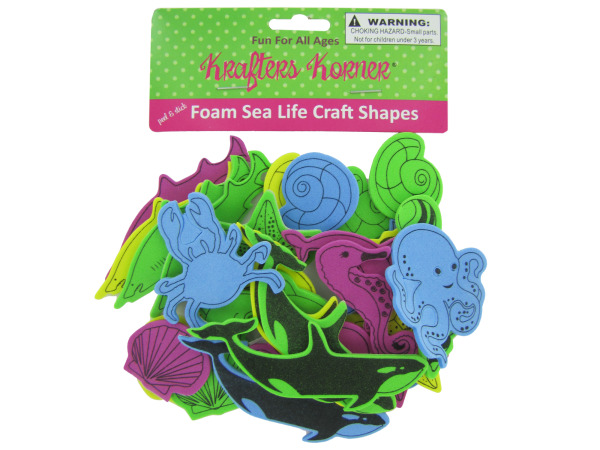 Foam sea life craft shapes