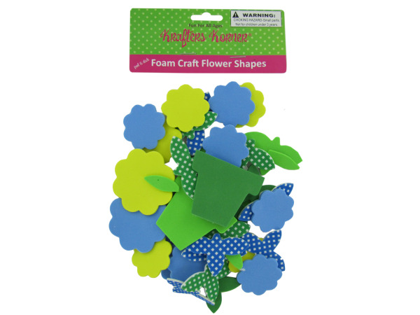 Foam craft flower shapes