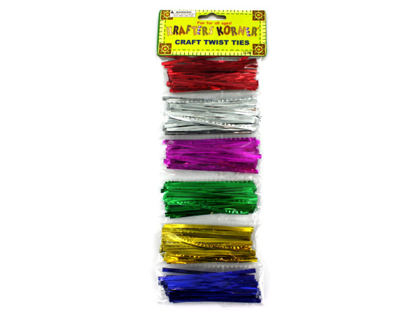 Metallic twist ties