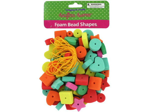 Foam craft beads