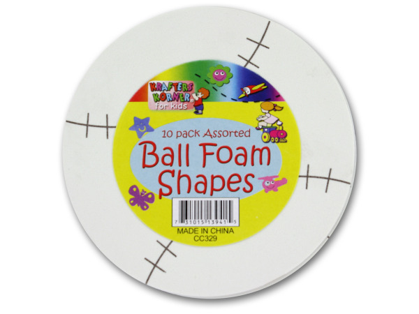 Sports ball foam shapes