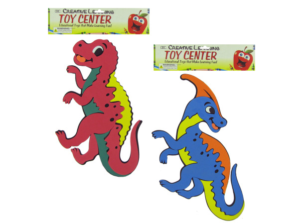 foam dinosaur assorted shapes