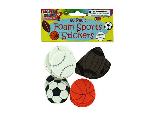 Sports ball foam stickers