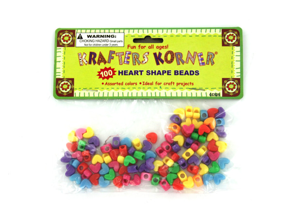 Heart-shaped beads