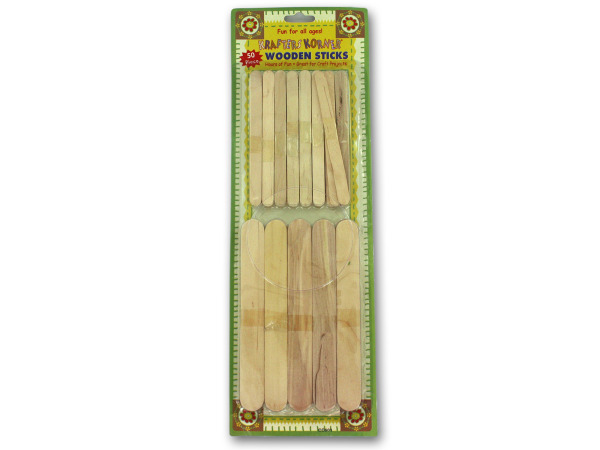 50 Pack craft wooden sticks