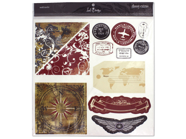 glossy extras world traveler