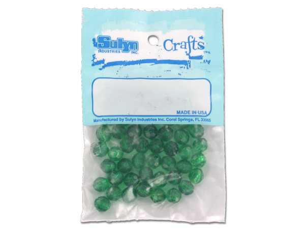 round plastic beads assorted colors