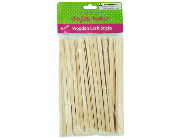 Wood craft sticks
