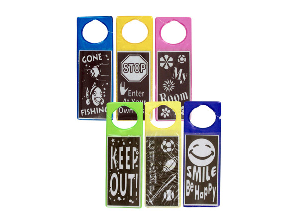 design a door hanger ready to color velvet 6 assorted