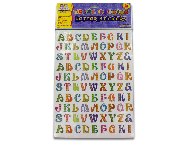 Fancy letter sticker pack