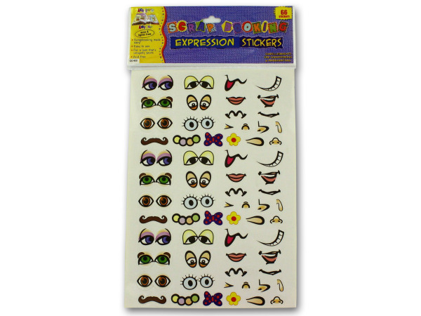 Expression stickers (set of 66)