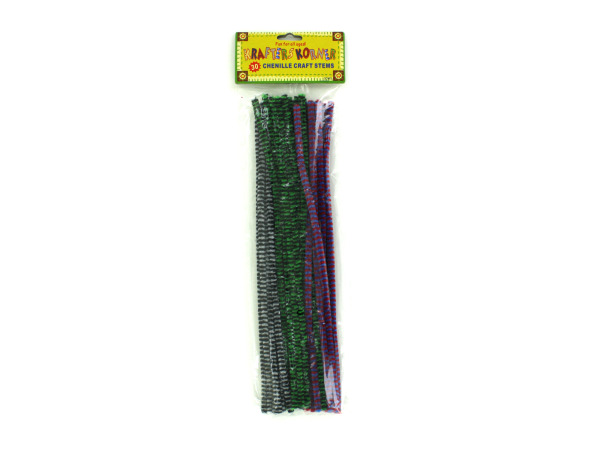 Chenille craft stems
