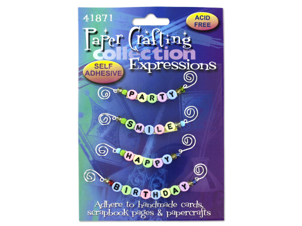 party self adhesive paper crafting expressions