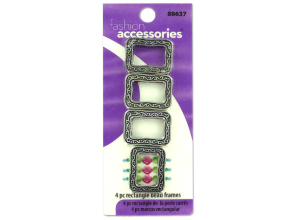 4 piece rectangle bead frames