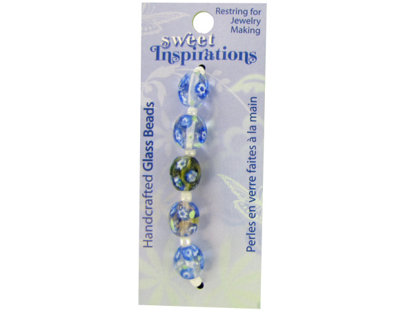monets garden glass beads