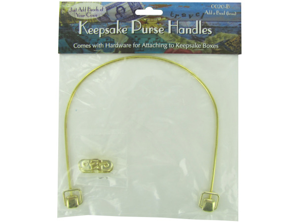 brass keepsake purse handle (hardware included)