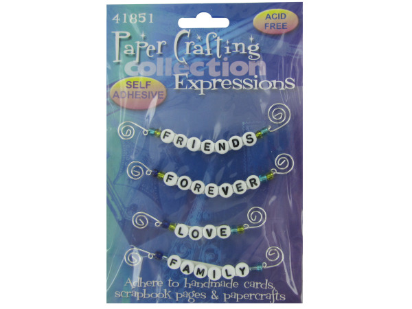 friends self adhesive expressions