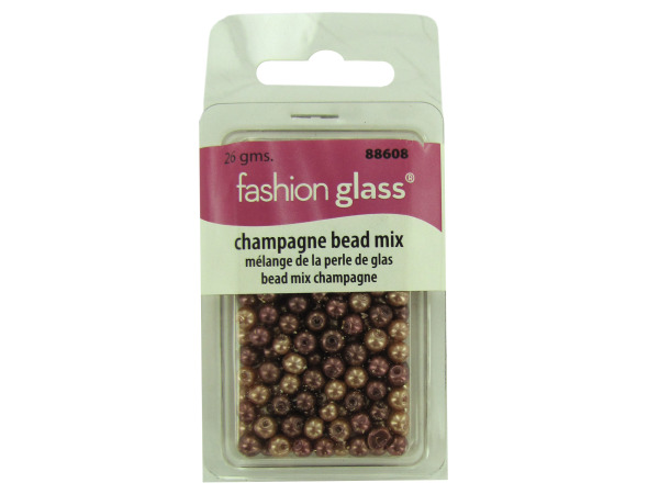 champagne bead mix 26 grams