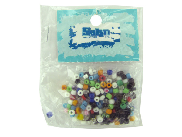 asst color small pony beads beads
