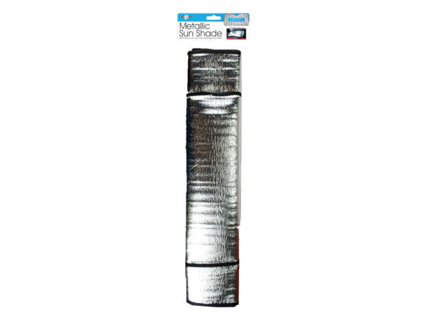 Metallic auto sun shade