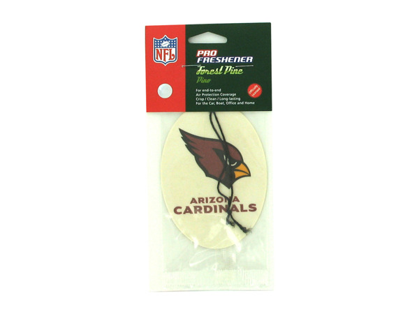 nfl arizona cardinals oval pine air freshener