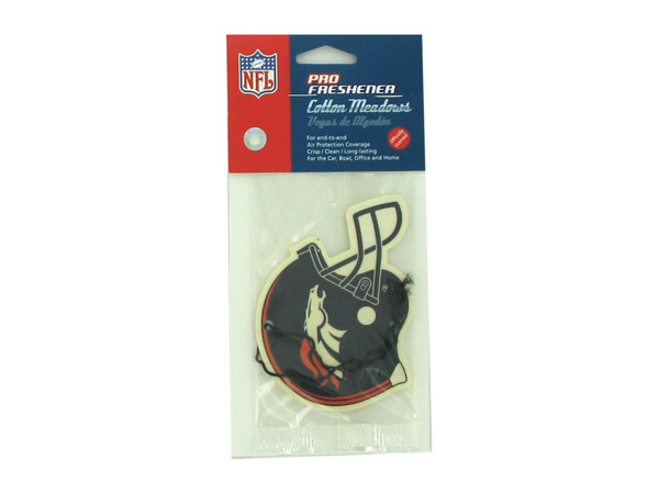 nfl denver broncos helmet cotton air freshener