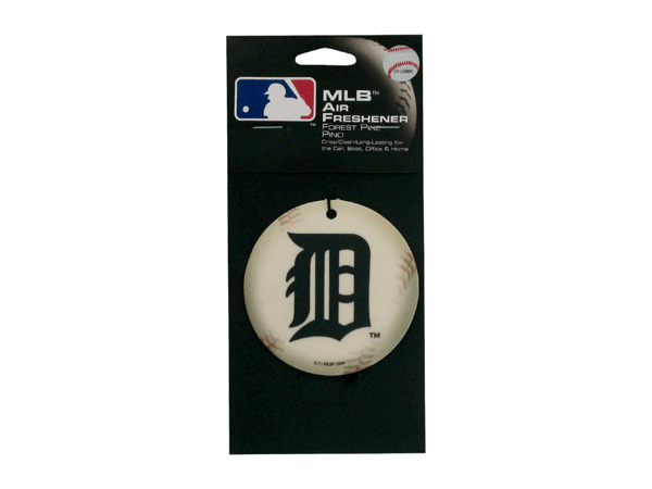 mlb tigers baseball pine air freshener
