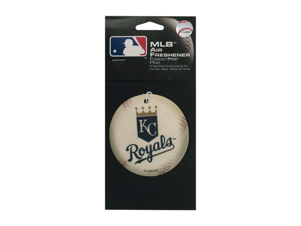 mlb kansas city royals baseball pine air freshener