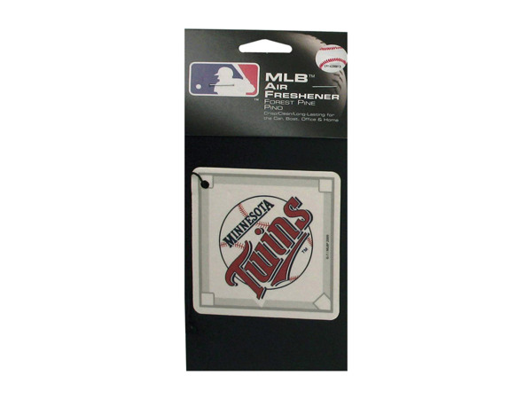 mlb minnesota twins baseball diamond pine air freshener