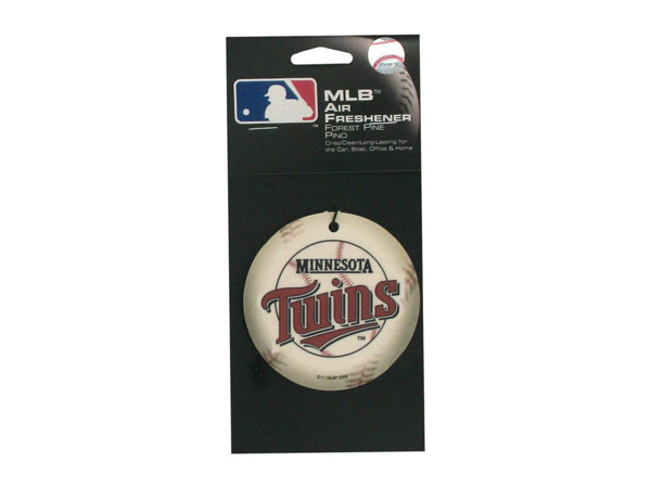 mlb minnesota twins baseball pine air freshener