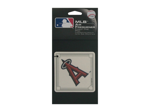 mlb angels baseball diamond pine air freshener