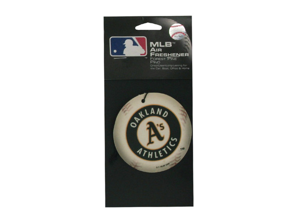 mlb oakland athletics baseball pine air freshener