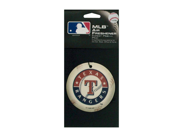 mlb texas rangers baseball pine air freshener