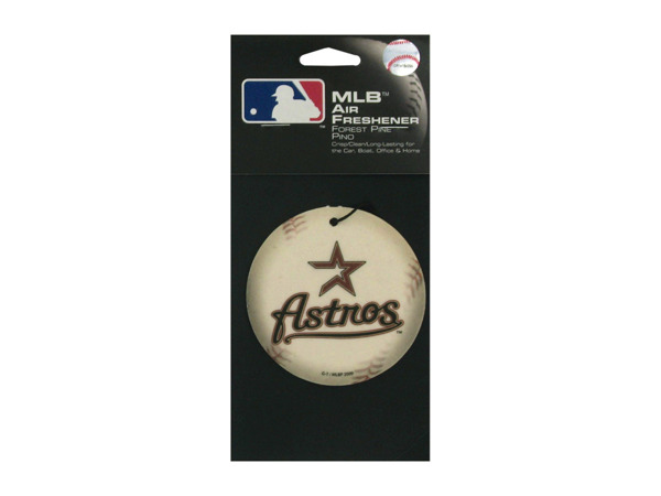 mlb houston astros baseball pine air freshener