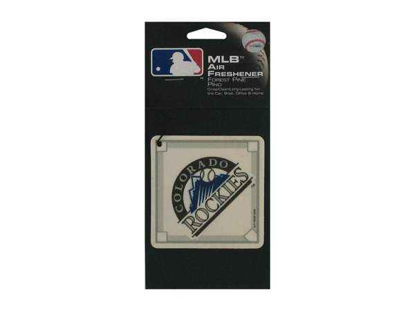 mlb colorado rockies baseball diamond pine air freshener