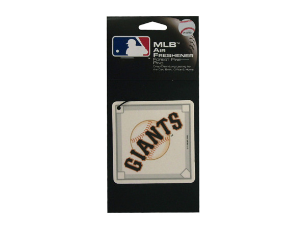 mlb sf giants baseball diamond pine air freshener