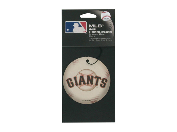 mlb sf giants baseball pine air freshener