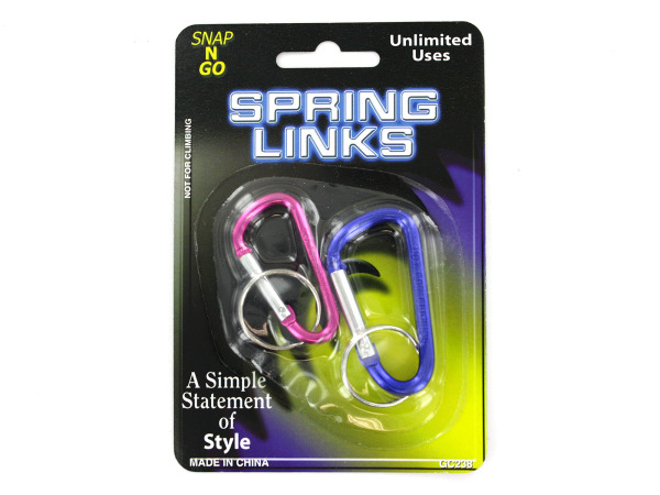 2 Pack spring links (assorted colors)