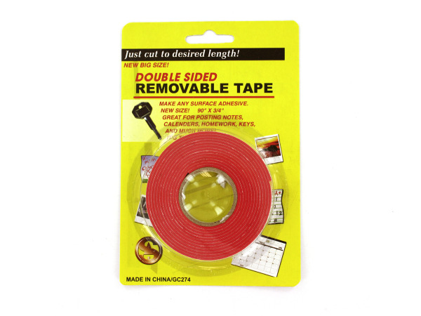 Double- sided tape (assorted colors)