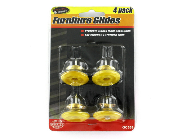 4 Pack furniture glides