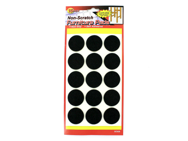 15 Pack non-scratch furniture pads