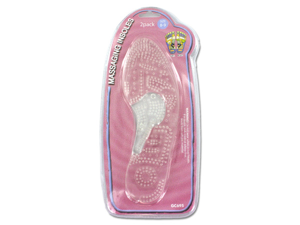 Mens and womens massaging insoles