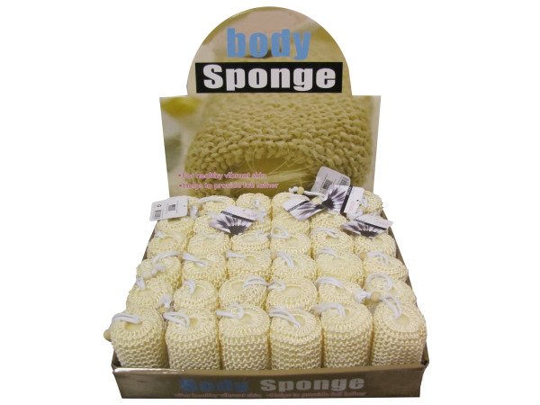 bath sponge 36pc pdq