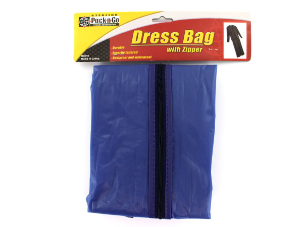 Dress bag with zipper