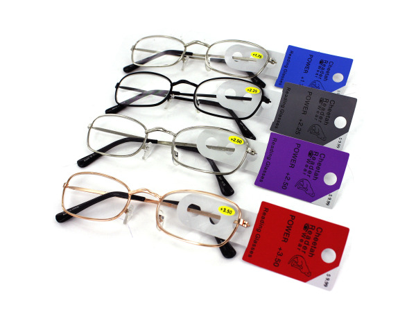 assorted colors metal readers