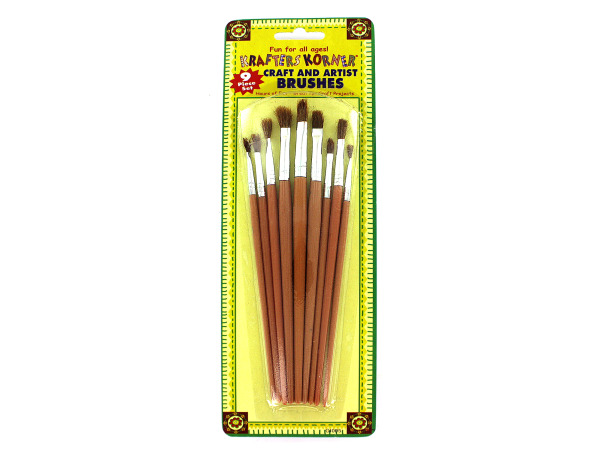 Craft and artist brushes